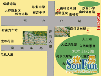 花园小区位于深圳布吉镇南岭村,踞罗湖口岸(罗湖火车站)15车程,与图片