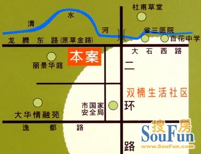 众合西景交通图