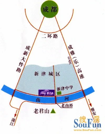 南桥新天地交通图