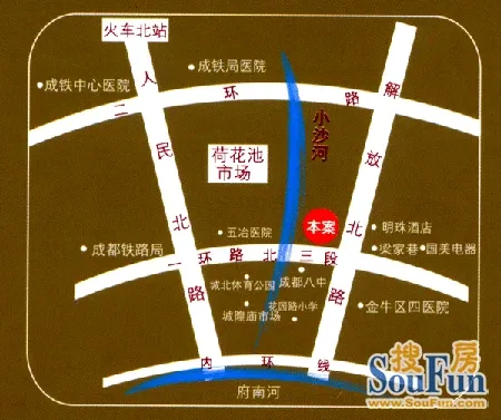 百佳庭院交通图