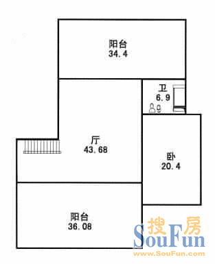 锦三角花园上海 锦三角花园 户型图 4室3厅3卫1厨 267.09㎡