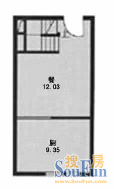 上海春天户型图 1室1厅1卫1厨 160.00㎡