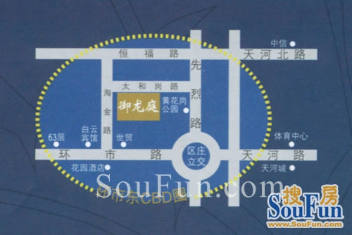 富力御龙庭交通图