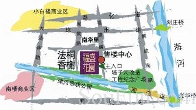 福盛花园交通图