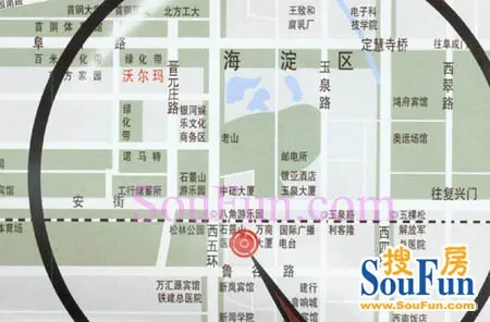 时代庐峰交通图