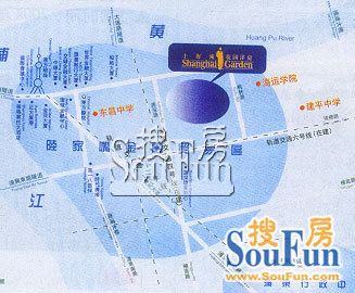 上海滩花园洋房交通图