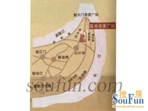 基良港澳广场商住楼交通图