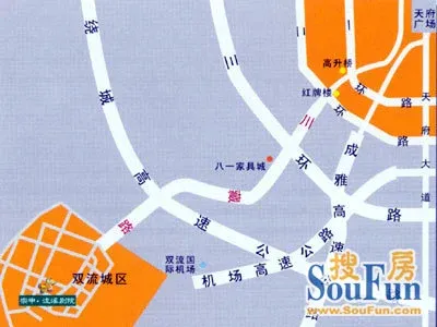 宗申流溪别院交通图