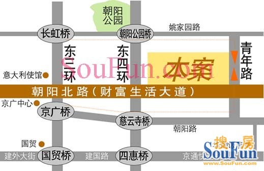 珠江罗马嘉园二期交通图