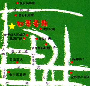 四季香榭交通图