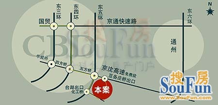 扬州水乡别墅交通图