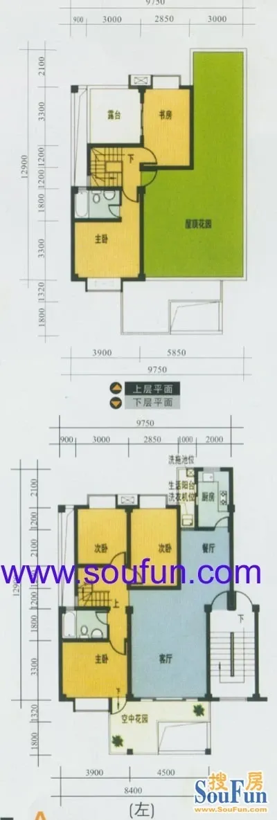 宗申流溪别院A跃&nbsp;5室2厅2卫1厨 169.30㎡
