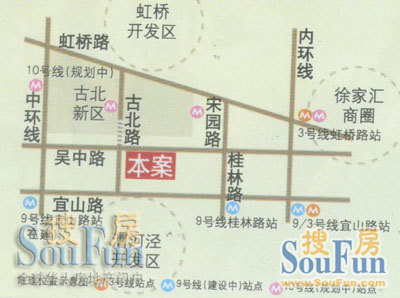 湘府花园交通图