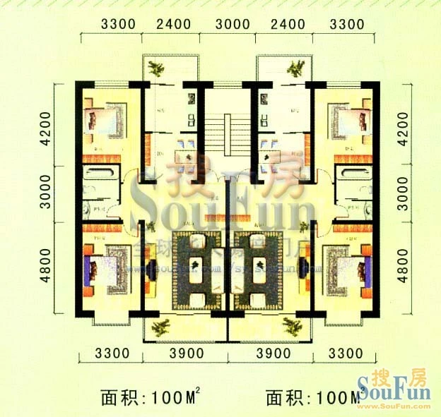 阳光新嘉园户型图