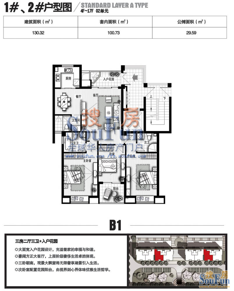 福清融侨城一期户型图(仅供参考)