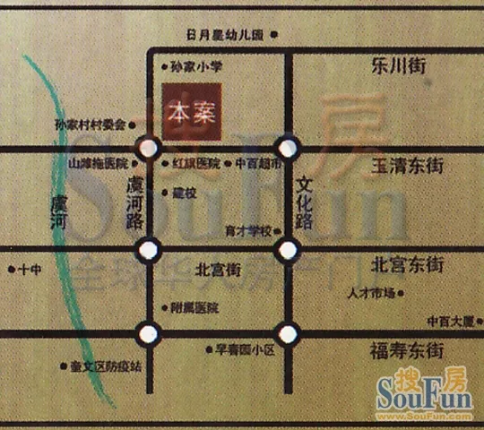 锦绣苑交通图 锦绣苑交通图