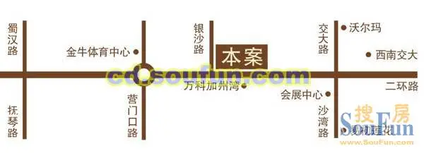 香木林加州国际交通图