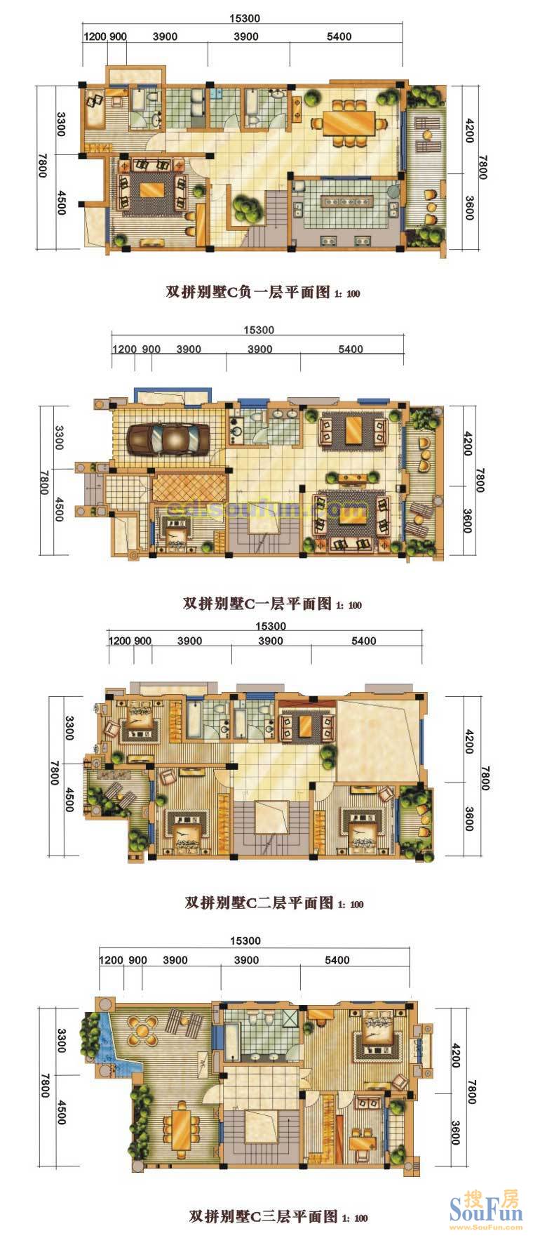 鹭湖宫别墅户型图