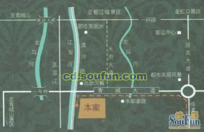 青城壹号南屿交通图