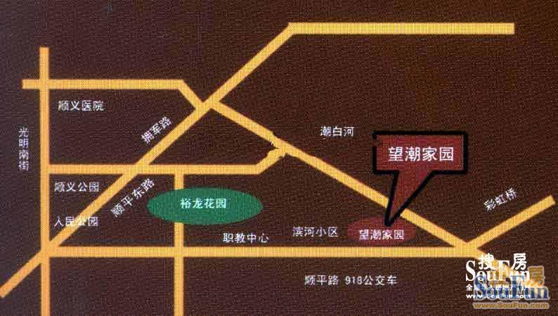 望潮家园交通图