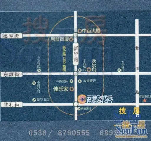 五洲时代城交通图 五洲时代城交通图