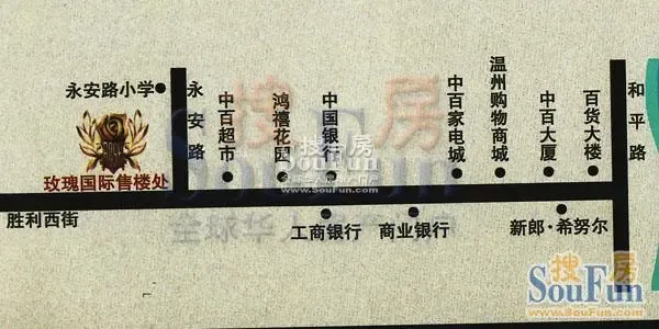 玫瑰国际交通图 玫瑰国际交通图