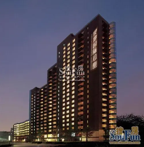 复地国际公寓的相册-夜景外立面