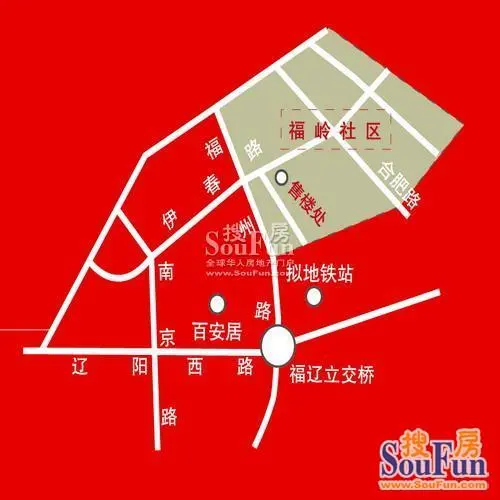 福岭嘉苑三期交通图