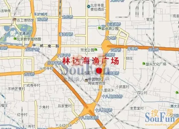 林达海渔广场的相册-交通图