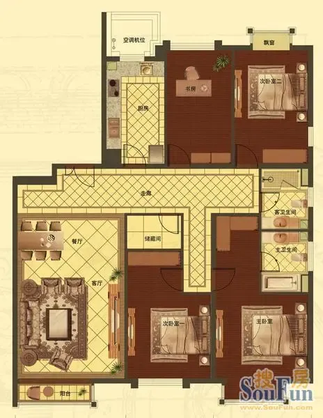 远洋·万和城的相册-A7号楼02户型