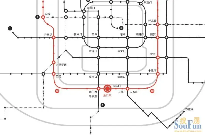 京投快线·阳光花园的相册-地铁交通图