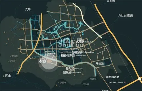 北辰香麓的相册-交通图