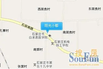 阳光小郡交通图