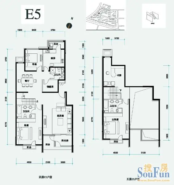 北辰香麓户型图