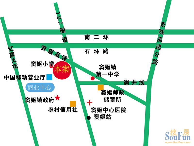 翡翠城交通图