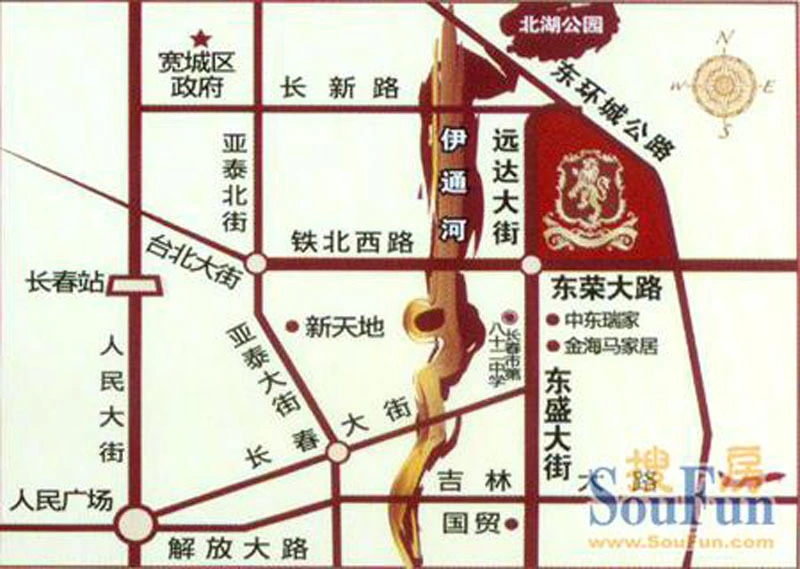 鲁辉国际城交通图