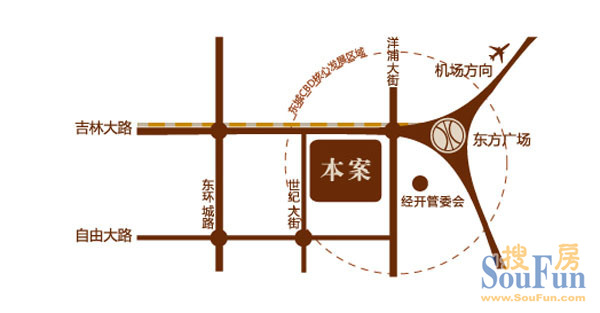 佳泰帝景城交通图