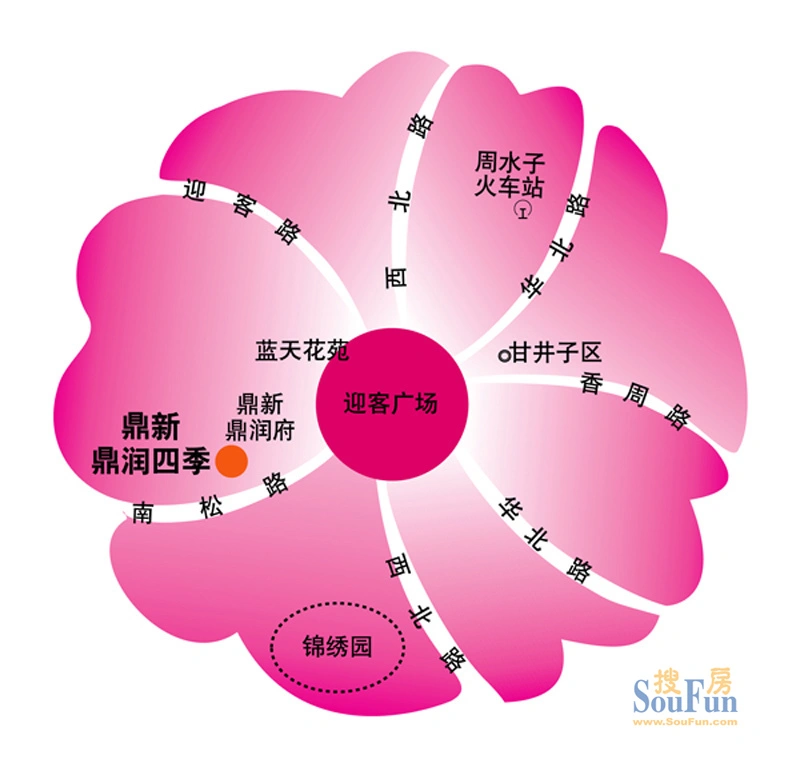 鼎新鼎润四季交通图