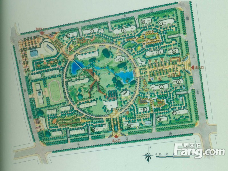 天鹅湾平面图-哈尔滨搜房网