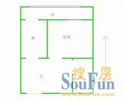 雅美里户型图  1室1厅1卫1厨 0.00㎡