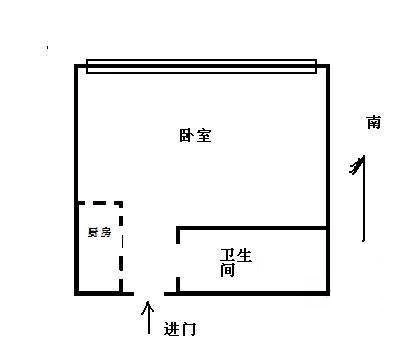 华人一品户型图 1室0厅1卫1厨 0.00㎡