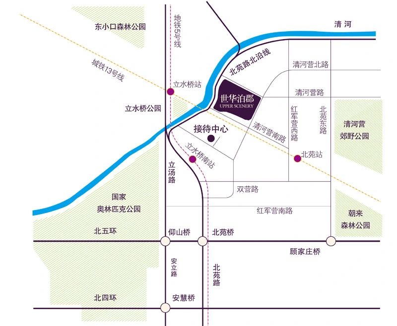 北京城建世华泊郡区位交通图北京搜房网