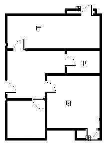 林萃西里户型图 1室1厅1卫1厨 0.00㎡