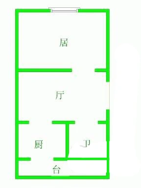 中宜里户型图 1室1厅1卫1厨 0.00㎡