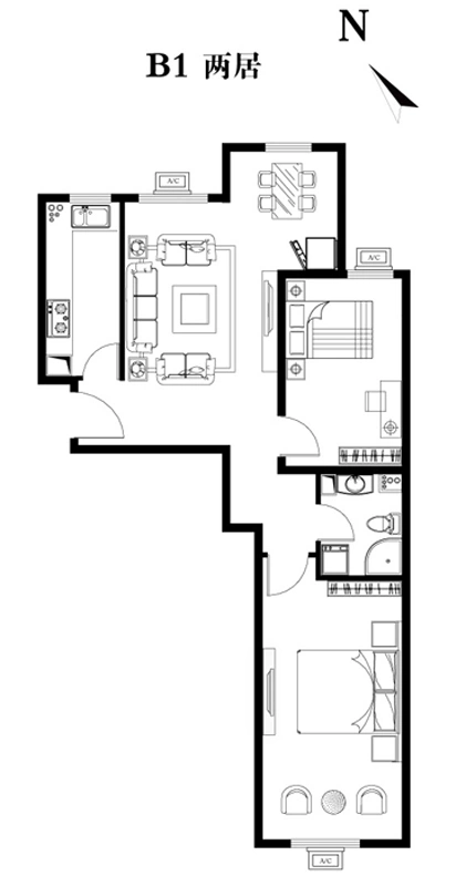 建工双合家园户型图,样板间图,装修效果图,实景图-北京房天下