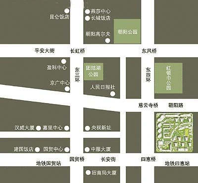 远洋天地二期交通图