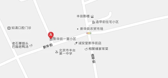新华街一里交通图
