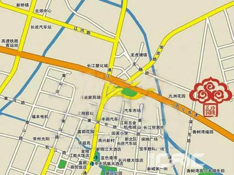 ���绨԰��ͨͼ