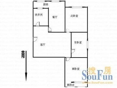 建材局单位宿舍建材局单位宿舍 3室2厅1卫1厨 0.00㎡
