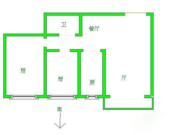 海韵假日两室参考户型A 0室0厅0卫0厨 0.00㎡